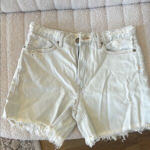 The Great Jean Shorts with Frayed Hem